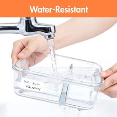 1000 Removable Food Labels – Water Resistant Blank Stickers for Organizing