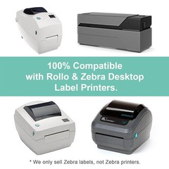1-6 Rolls Thermal Labels 4″x2″ UPC Barcodes Address Shipping Labels For Zebra
