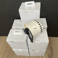 (9) Brother DK-2205 Label Roll Genuine 2.4″x100ft QL-700 800 1100 , New Open Box