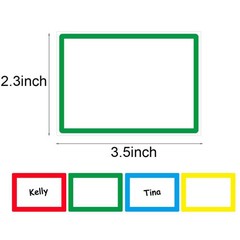 150 Pcs Blank Label Stickers Self Adhesive for Price Tags Home Office School