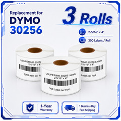3 ROLLS For DYMO 30256 Shipping Labels Labelwriters 300 310 320 330 400 Duo 450