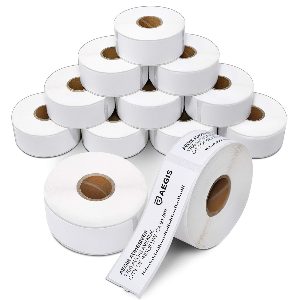 Aegis Adhesives – Compatible Direct Thermal Labels Replacement for DYMO 30252…