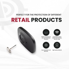 16MM GROOVED Flathead Pins for Retail Security Tags EAS Loss Prevention – 100…