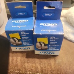 2 packs Dymo White File Folder Labels 30327 3 7/16″ x 9/16″ 520 Labels