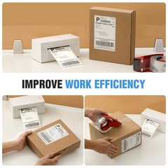 4″ x 6″ Direct Thermal Labels 2500 Thermal Label Stickers Commercial 10 Rolls…