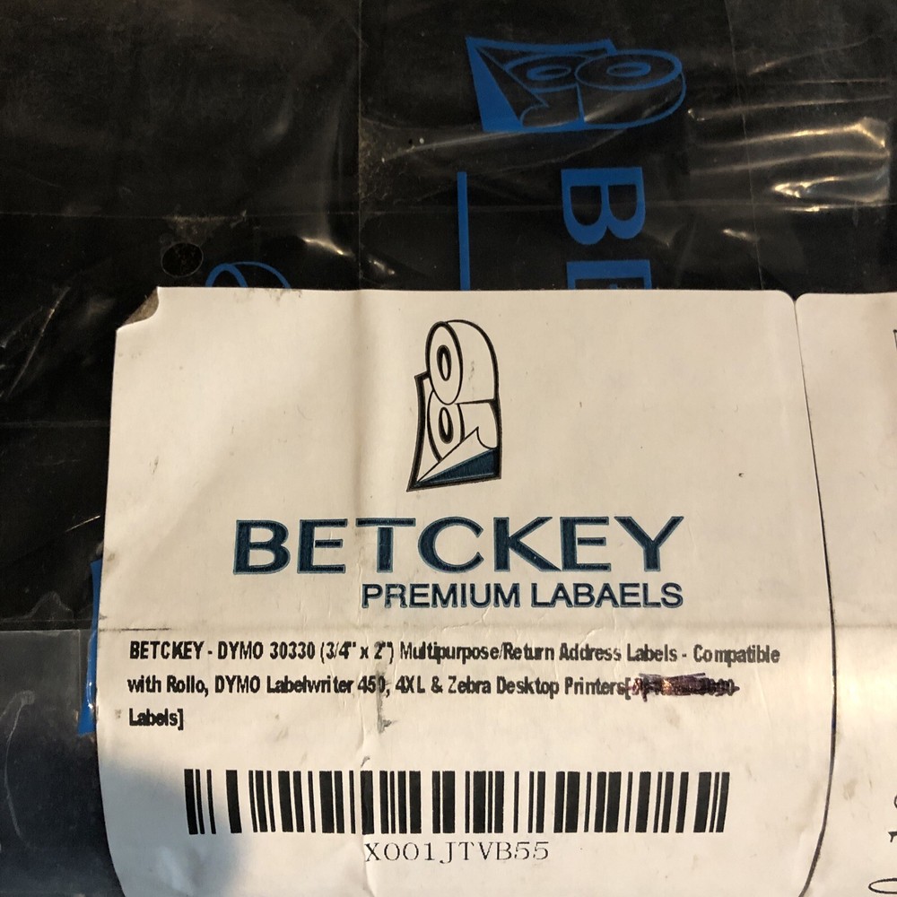 Betckey Premium Labels – 30330 (3/4”x2”) for Dymo And Rollo Thermal Printer (14)