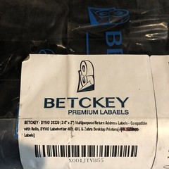 Betckey Premium Labels – 30330 (3/4”x2”) for Dymo And Rollo Thermal Printer (14)