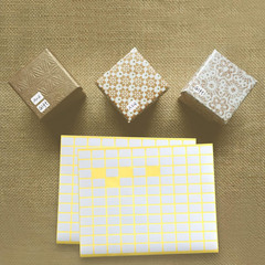 Pack of 4950, 45 Sheet White Rectangle Labels Small Blank Stickers Self Adhesive