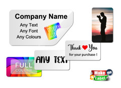 ULTRA PREMIUM GLOSS Custom Printed Sticker Labels – Personalised LOGO Branding