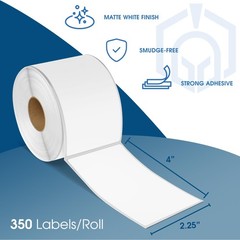 – 2.25″ X 4″ Direct Thermal Labels (3500 Count, 10 Rolls) – and Return Addres…
