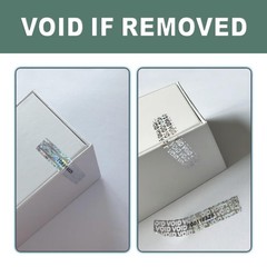 360 pcs Tamper Proof Hologram Stickers High Security Tamper Evident Seal, 5×1 cm