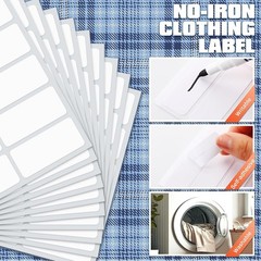 300 Pcs Clothing Labels No Iron Fabric Labels Washable Name Tags for Nursing Hom