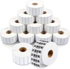 1.5″ X 0.5″ Direct Thermal Labels (28200 Count, 12 Rolls) | Barcode Stickers, Fi