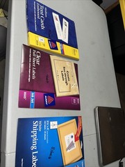 Avery Label Lot Shipping Labels Clear Labels Tent Cards Mixed Office Supply