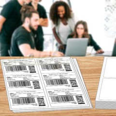 10000 8.5 x 11 Shipping Labels 1UP 2UP 6UP 10UP 30UP Per Sheet Self Adhesive US