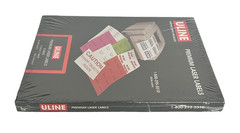 ULINE Premium Laser Labels S-5042, 2 5/ x 1″ White, 30 Labels/Sheet 3000 Labels