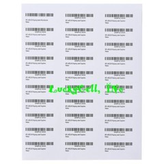 9000 GLOSSY GRADE Address Labels Amazon FBA Labels 30 Per Sheet 30UP 300 Sheets