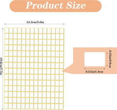 2940PCS Matte White Blank Labels Removable Name Price Stickers Self Adhesive