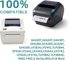 1-6 Rolls Direct Thermal 3×2 Barcode Labels Address Shipping For Zebra Rollo