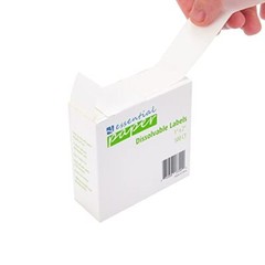 500Pcs 2×1 Inch Dissolvable Blank Labels for Glass Metal Plastic Food Containers
