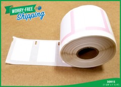 Internet Shipping Address Labels 30915 Thermal 1-5/8″ x 1-1/4″ Adhesive 100 Roll