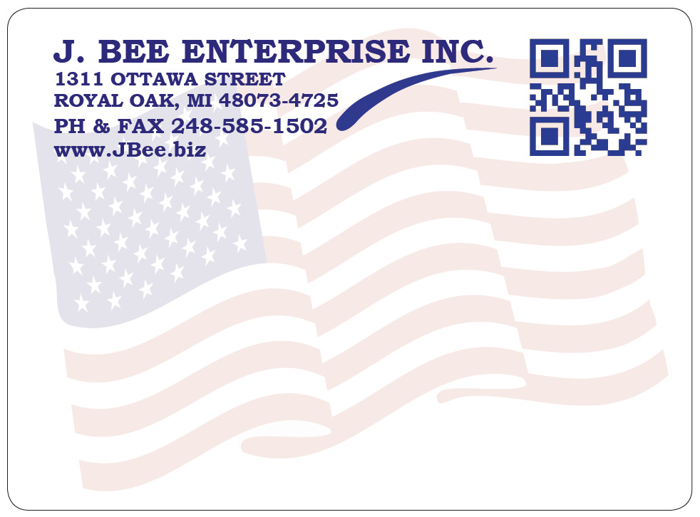 Printed Shipping Labels, 2,000 Custom 4″ x 3″ Mailing Stickers, 2 colors, pinfed