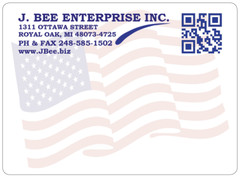 Printed Shipping Labels, 2,000 Custom 4″ x 3″ Mailing Stickers, 2 colors, pinfed