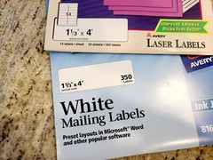 Avery Shipping Address Labels, Laser & Inkjet Printers, 700 Labels, 3-1/3×4