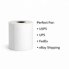 4×6 Thermal Shipping Labels 1000 Count | 4 Rolls | Zebra ZP450 Compatible