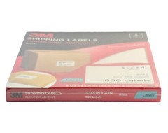 3M 3100-V White Shipping Labels 3-1/3″ x 4″ Laser (Pack of 600) BRAND NEW SEALED