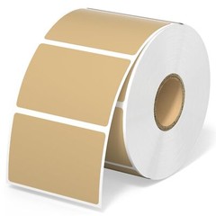 2.25″x1.25″ Brown Thermal Sticker Labels for Thermal Label Printer, Self-Adhe…
