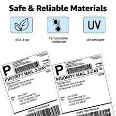 10Roll 2”×1” RD-S05U1 Direct Thermal File Folder Label For Brother TD-4100N