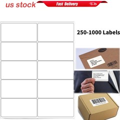 250-1000 Labels 2″ x 4″ White Self Adhesive Mailing Postage Shipping Labels US