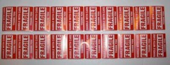 50 Fragile Handle With Care 2×3 Stickers Packaging Safety Mailing Labels -*LOOK*