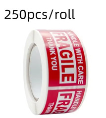 Fragile Stickers Label Sticker Handle With Care Mailing 1 Roll 250 Fragile