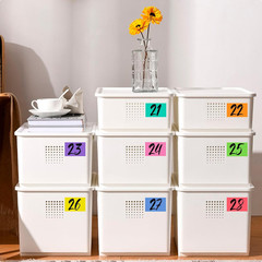 240 Colored Rectangular Labels 3X2 Inch – 8 Color Coding Stickers