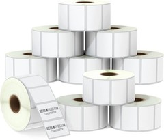 1.5″ x 1″ 38 mm x 25 mm Thermal Address Barcode Labels – FIVE ROLLS