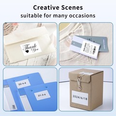 [ 1×1250 pcs] 3×2 (76mm x 50mm) Thermal Transfer Labels Paper,1 in Core, Compati
