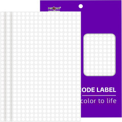 1/4 Inch Roll Color Coding Labels,4200Per round Adhesive Circle Dot Stickers Dis