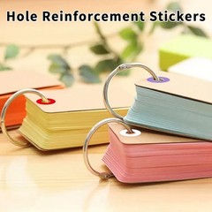 Yeachlaing Hole Reinforcement Stickers Labels,Kraft,Pack of 2880