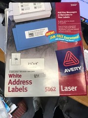 HUGE ASSORTED LOT AVERY 5167 5162 5660 8160 8254 5267 15660 LABELS + MACO ML2000