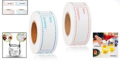 1×3 Inch Food Storage Labels (300pcs) – Waterproof & Easy Clean, Dual Colors
