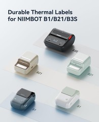 3 Rolls Set Label for B1/B21/B3S Label Printer, 1.57″ x 1.18″ (40×30 mm), Wat…