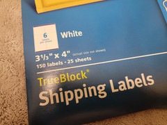 Avery Shipping Labels 5264 TrueBlock Technology Laser 3 1/3 x 4 White 150/Pack 3