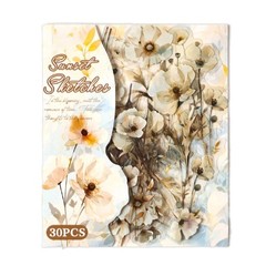 Flower Sticker for Scrapbooking