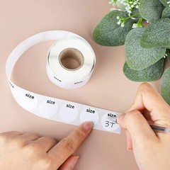 4000 Pcs Clothing Size Stickers Round Coded Labels for Clothes Retail Store