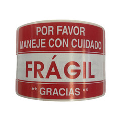 3X5,POR FAVOR/FRAGIL/**GRACIAS**, 500 labels per roll, 1-12 Rolls