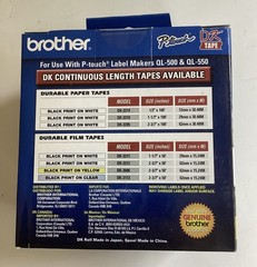 Brand New, Factory Sealed Brother Genuine DK-1202 Die-Cut Shipping Paper Labels.