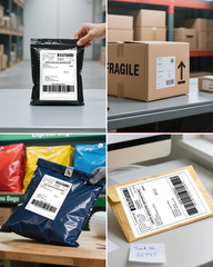 4″ x 6″ Shipping Labels – 20 Rolls, 5000 PCS, Strong Adhesive, Compatible with R
