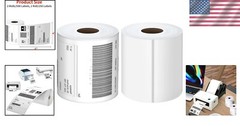 Thermal Labels 4×6 Roll – 500 Direct Thermal Perforated Postage Shipping Labe…